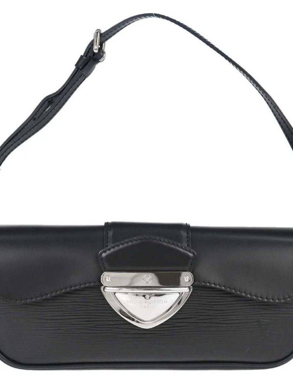 Louis Vuitton Black Epi Pochette Montaigne Handbag M59292 TH0088